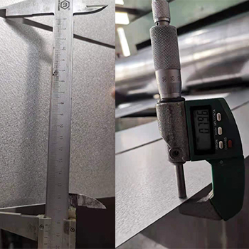 Measure thickness and width